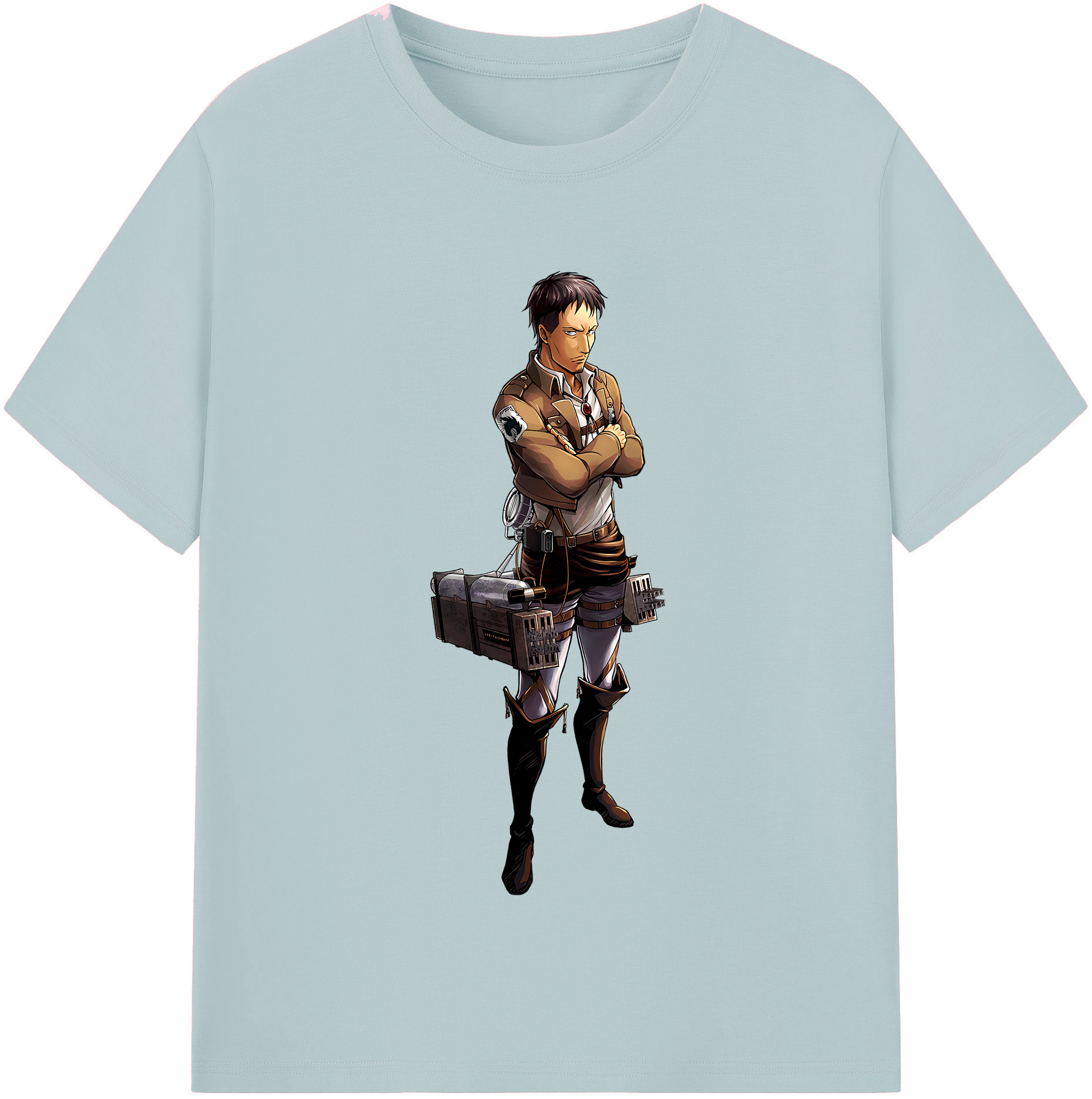 （画像用） 進撃の巨人 Attack on Titan 綿100％半袖Tシャツ（フロントプリント）